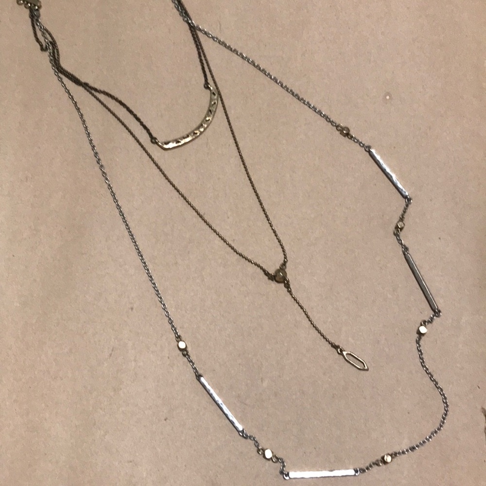 Lucky brand three tier necklace